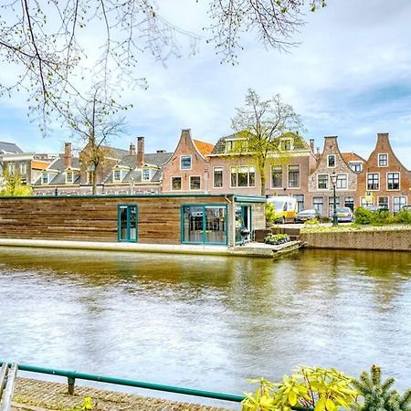 Beautiful Houseboat In The Centre Of Leiden Leida Esterno foto