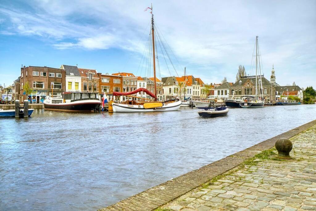 Beautiful Houseboat In The Centre Of Leiden Leida Esterno foto